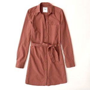 Abercrombie & Fitch button front shirt dress